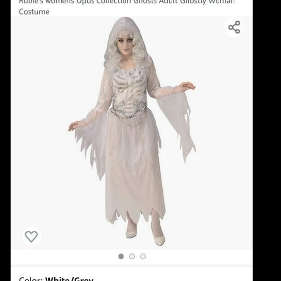 Ghostly Woman Costume M - Picture 4 of 6